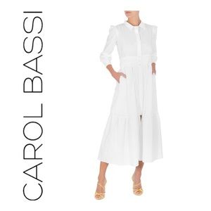 CAROL BASSI  Valentina Dress Dress In White Size 38/ 4 US